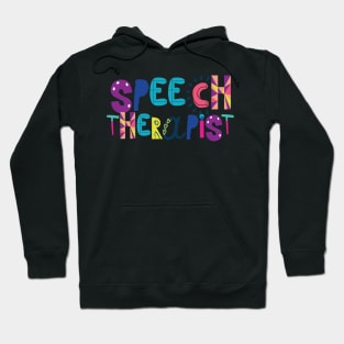 Cute Speech Therapist Gift Idea Back to School Hoodie